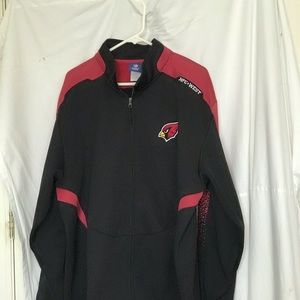 NFL Reebok AZ Cardinal men’s L black jacket